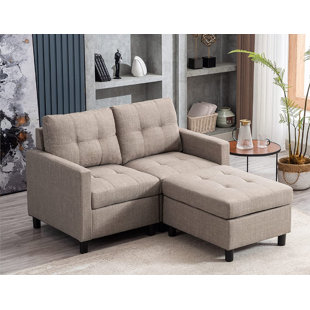 Latitude Run® Sectional Sofa With Ottoman L-shape Sofa Couch